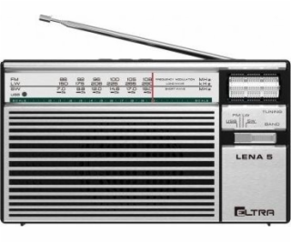 Rádio LENA 5 USB Silver