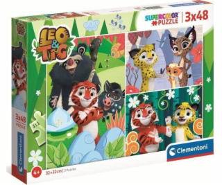 Puzzle 3x48 dielikov Lev a Tyg