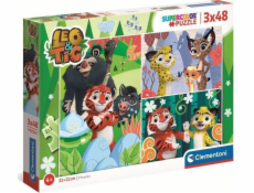 Puzzle 3x48 dielikov Lev a Tyg