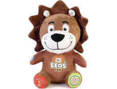 Maskot Leo Leos E-Edu hnedý