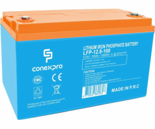 Baterie Conexpro LFP-12.8-100 LiFePO4, 12V/100Ah, M8