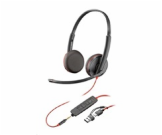 Poly náhlavní souprava Blackwire 3225, 3,5 mm jack + USB-...