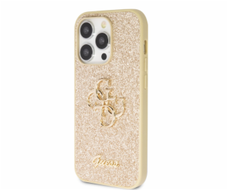 Guess PU Fixed Glitter 4G Metal Logo Zadní Kryt pro iPhon...