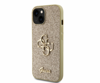 Guess PU Fixed Glitter 4G Metal Logo Zadní Kryt pro iPhon...