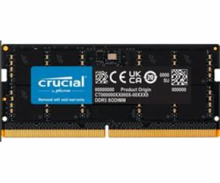 Crucial DDR5 24GB (2x12GB) SODIMM 5600MHz CL46 (24Gbit)