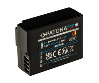 PATONA baterie pro foto Panasonic DMW-BLC12 1100mAh Li-Io...