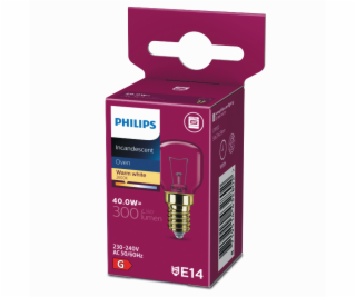 Žárovka PHILIPS do trouby 300°C 40W E14 240V T29 OV