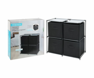 Úložný regál se 4 boxy