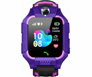 Chytré hodinky GoGPS K24 Purple (K24PR)