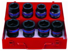 King Tony Sada 6-ti bodových narážecích nástrčných klíčků 1 24-41mm 8 ks. (8410 MP)