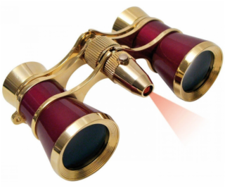 Braun dalekohled 3x25 Opera, zlato-černý