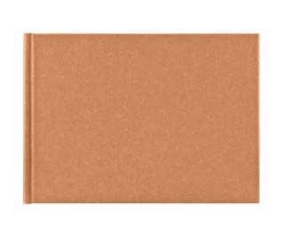 Hama Wrinkled Bookbound 24x17 36 white pages brown 7614