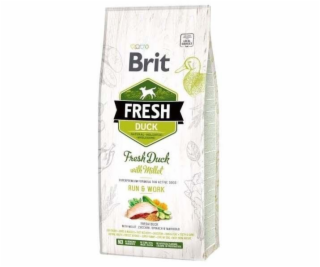 Brit Fresh Duck with Millet Active Run & Work 2,5kg granu...