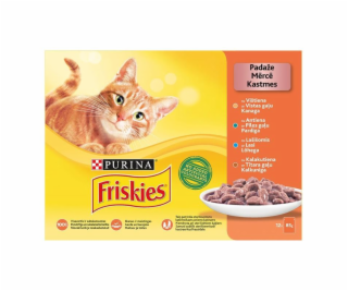 Konzervy pro kočky v želé FRISKIES, 12x85g