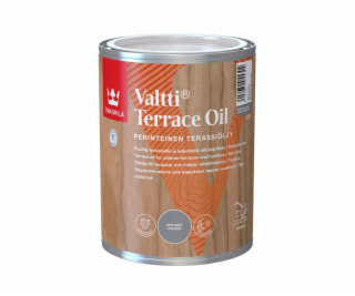 Olej na dřevo Tikkurila Valtti Terrace Oil, šedý, 0,9l