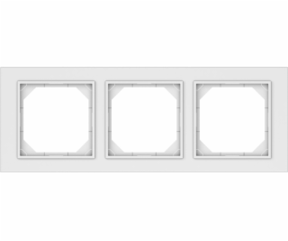 Trojlůžko VILMA QR1000, mat. bílá barva