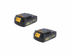 Accum. vrtací kladivo GRUNDER CDL1318, 18 V, 2 × 2 Ah