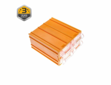 Krabice na drobné předměty Forte Tools, 12 x 6,2 x 11 cm