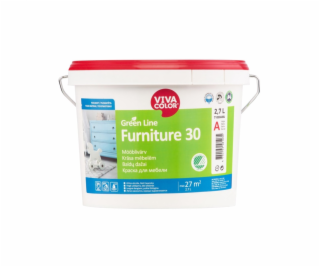 Barva Vivacolor Green Line Furniture 30 A, bílá, 2,7l