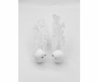 Hračky na vánoční stromeček Christmas Touch D1Y20305B, bílá