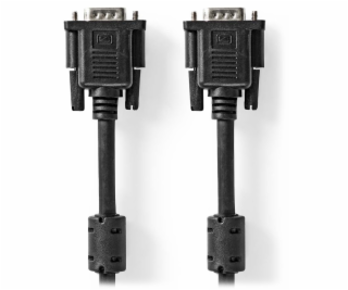 NEDIS kabel VGA (D-SUB)/ zástrčka VGA - zástrčka VGA/ čer...