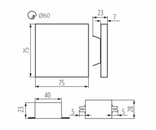 INSTALAČNÍ SVÍTIDLO  APUS LED AC-WW 