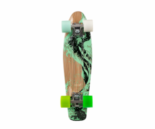 Skateboard Outliner P2206, černo/zelený