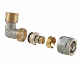 Dvojité demontážní koleno 1475, 16 mm x 1/2 , vnější závit
