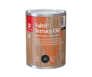 Olej na dřevo Tikkurila Valtti Terrace Oil, černý, 0,9l