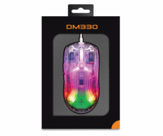 DELTACO GAM-159-T DM330, Herná myš, USB, trans
