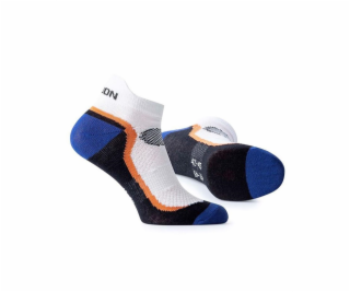 Ponožky Ardon Sport, modrá/bílá/oranžová, 42-45