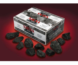 Saunové kamene, čierny vulkanit, 5 - 10 cm, 20 kg