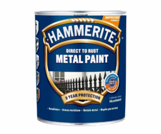 Barva na kov Hammerite Smooth, černá, 0,75l