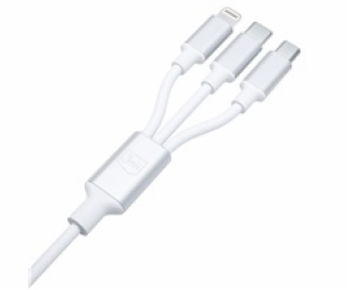 3mk nabíjecí kabel Hyper Cable 3in1 USB-A/C na USB-C/Micr...