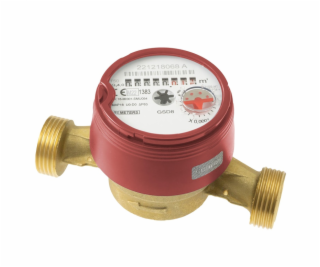 Merač teplej vody dn20 130 mm 4 m3/h R100