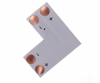 Konektor pre LED pásik LED-SOLD-L8, tvar L 8mm, spájkovat...