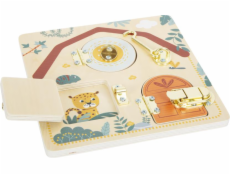 Hračka Small Foot motorická deska se zámky Safari