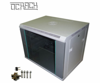 OCRACK 19  OCC-09U-6S rozvaděč nástěnný 9U/600mm celoskle...