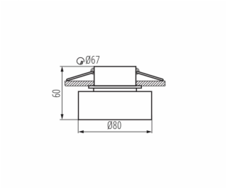Zápustné svietidlo Kanlux Govik, GX5.3/GU10, biele