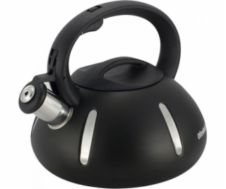 Ocelová konvice Ofenbach Black s píšťalkou, 3,0L indukce
