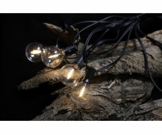 LED girlanda bublina Domoletti BD-F-G40-F-S3-10, 5 m