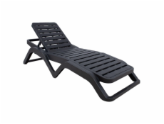 Lehátko Progarden SCIROCCO, antracit, 187 x 71 x 44,5 cm