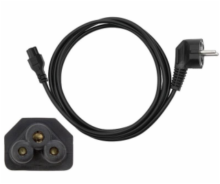Kábel BLOW EURO M, C5 F, 1,5 m, čierny 98-204