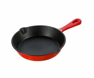 Litinová pánev GRAND FEU FRYP15R, O15,5 cm, červená