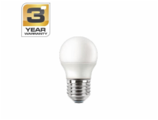Žárovka, STANDART, LED, P45, 4,9W, E27, 4000K, 470lm, matná