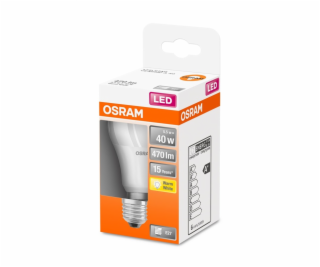 LED žárovka OSRAM, A60, E27, 5,5 W, 470 lm, 2700 K