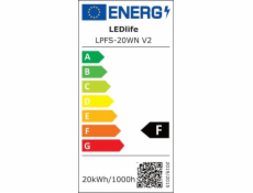 ŠVIEST TVIRT LPFS-20WN V2 20W LED 4000K