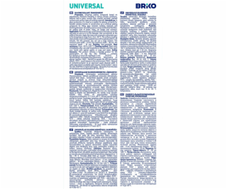 Univerzální tmel Briko, 0,3 l, transparentní