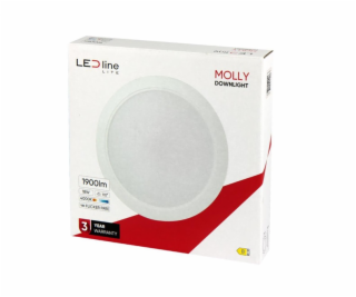 Zápustné svietidlo LED Line MOLLY, 18W, 4000°K, LED