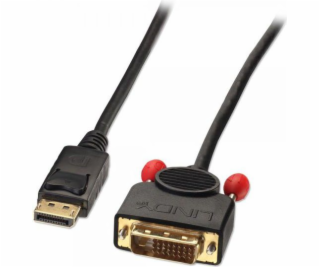Lindy DisplayPort – kábel DVI-D 2m čierny (41491)
